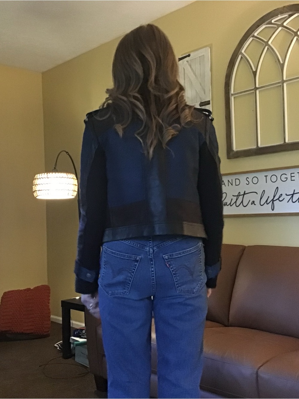 BCBGMaxAzria Black Leather Moto Jacket - Picture 3 of 6